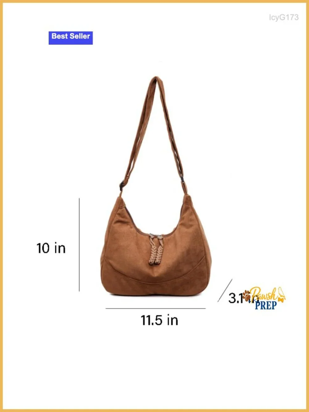 Ultra Soft Foldable Vegan Leather Crossbody Bag, Slouchy Hobo Tote Purse
